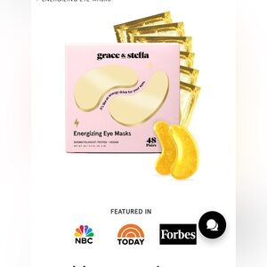 New 48 pairs Grace & Stella Energizing Eye Masks